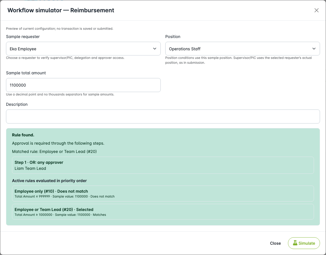 Requester OR another approver still requires the other approver