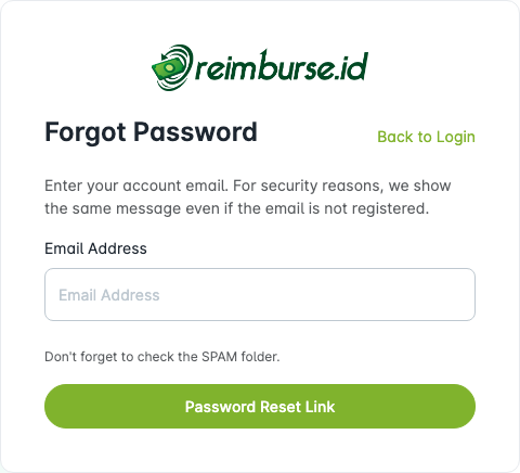 Halaman lupa password